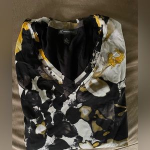 IncLong sleeve nylon blouse with lining (XL) but it runs smaller. I.N.C